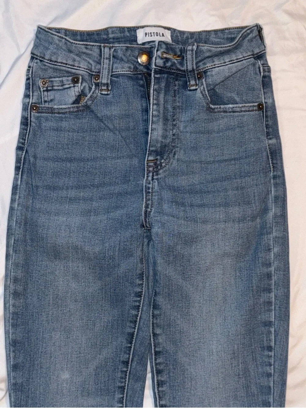 pistola High-Rise Medium Blue Women's Jeans